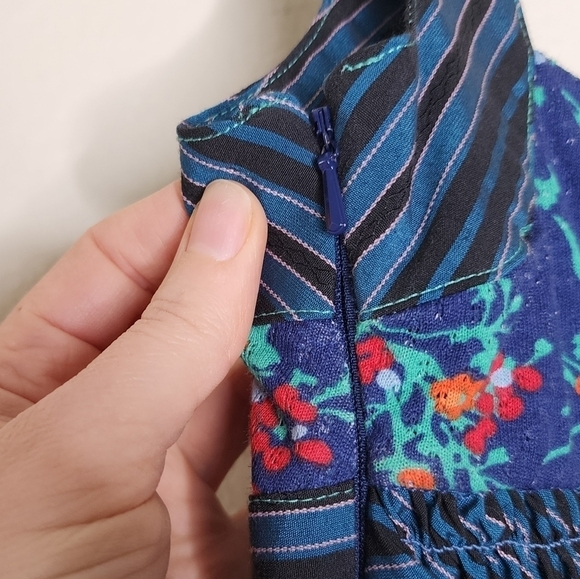 Free People Floral Retro Dress 4 - Picture 5 of 5